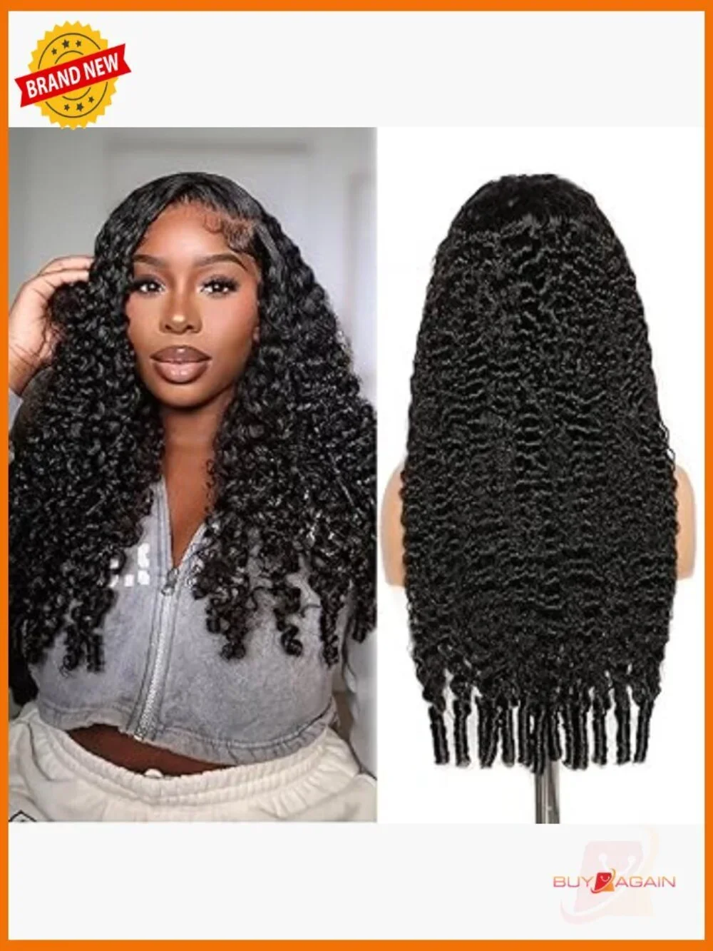 13x6 Full Lace Frontal Wig Burmese Curly Human Hair 32 Inch
